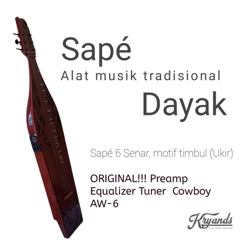 Sape' Alat Musik Tradisional Dayak