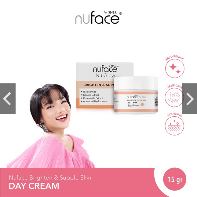 Nuface Nu Glow Brighthen & Supple Skin Day Cream