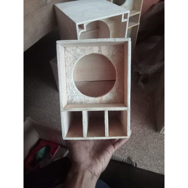 box speaker miniatur 4inch singgel mentahan