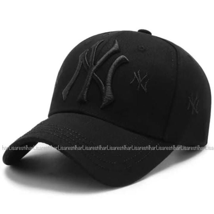 COD Topi Unisex Cap Hat Cotton Material Bordir NY Baseball / Baseball Cap Korea