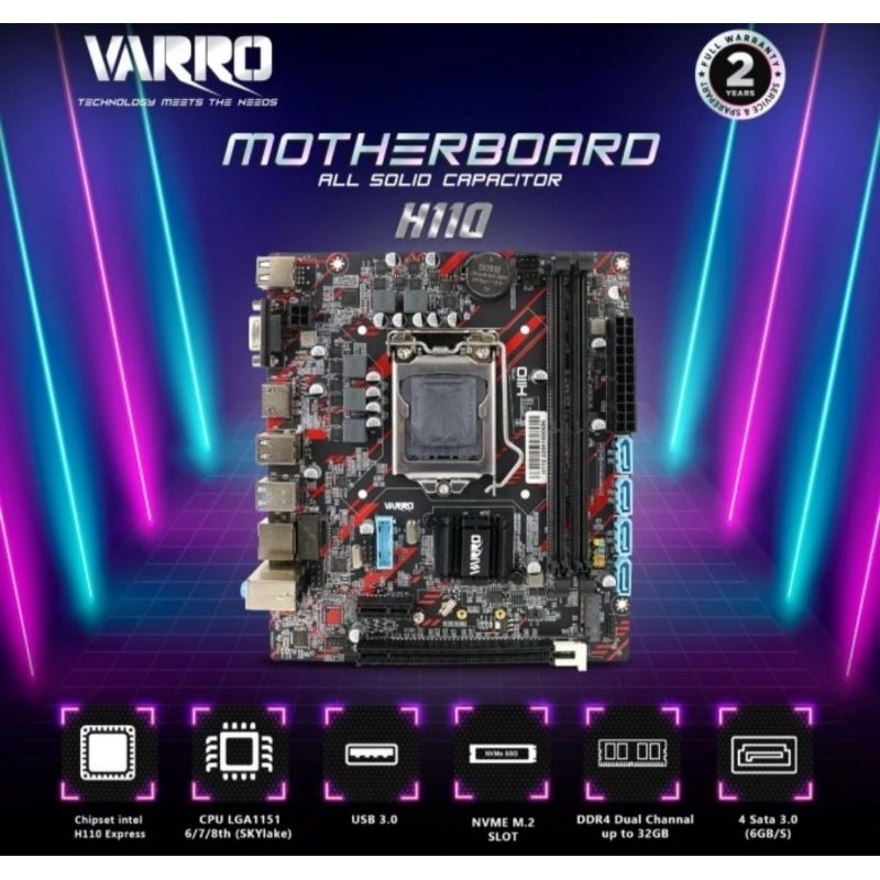 Motherboard Varro H110 R4 NVME