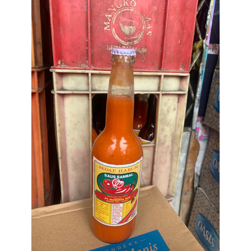 

Saus Sambal Sedap Harum 630 ml exp Desember 2025 /Saos Mangkok 1 botol