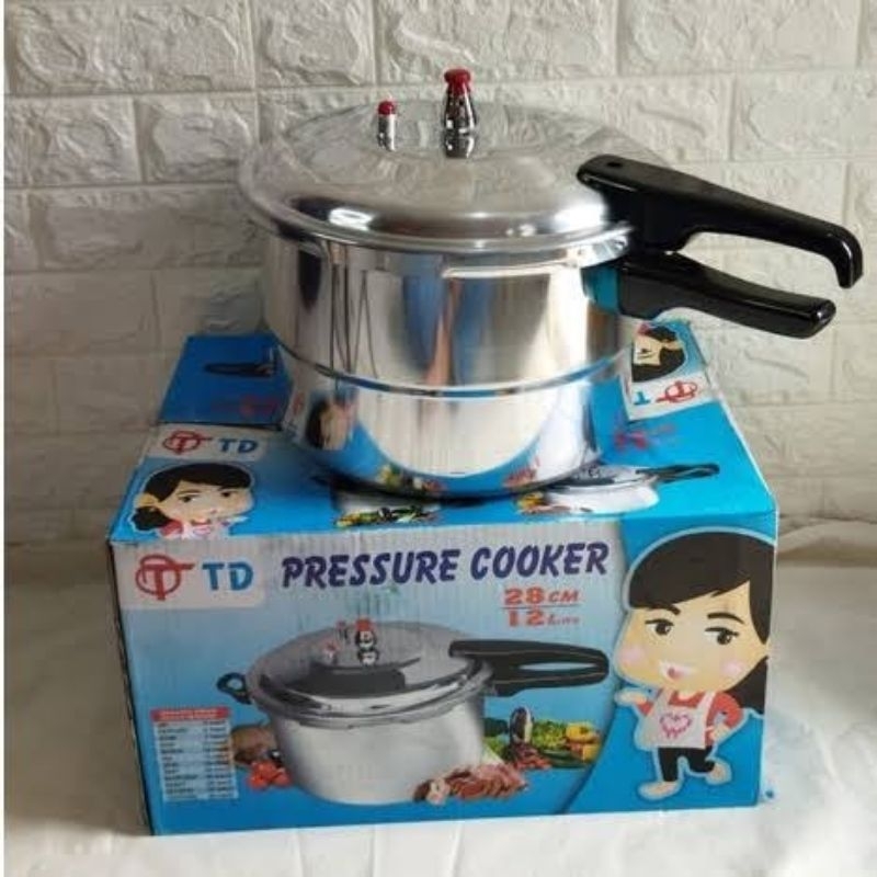 TD/YAMAKAWA Panci Presto 12 Liter (28cm) Aluminium / Pressure Cooker