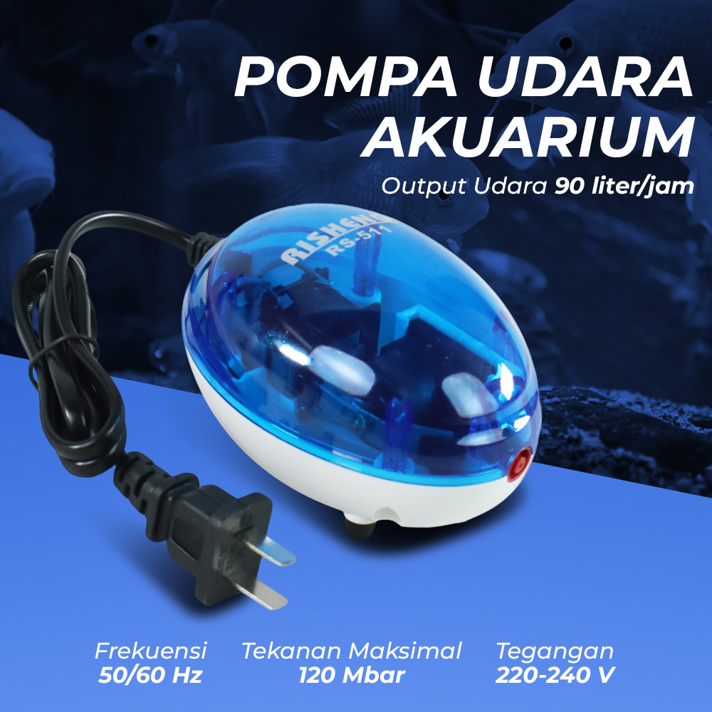 Pompa Udara Aquarium Hemat Energi/Pompa Akuarium Mini TERMURAH