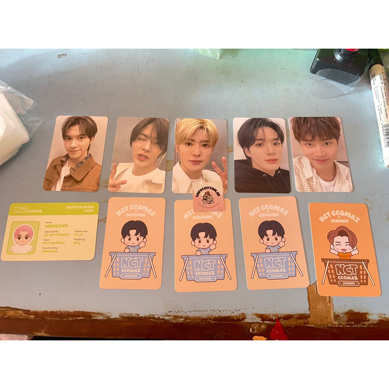 NCT CCOMAZ TRADING CARD 127 DREAM WAYV HENDERY JAEHYUN YUTA JENO TAEIL SPECIAL RED BLUE