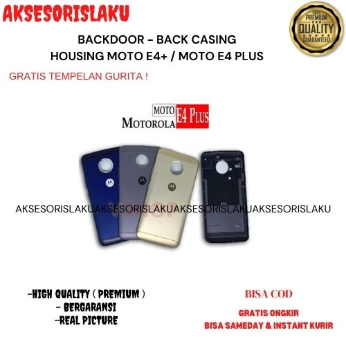 BACKDOOR - BACK CASING - HOUSING MOTO E4+ / MOTO E4 PLUS