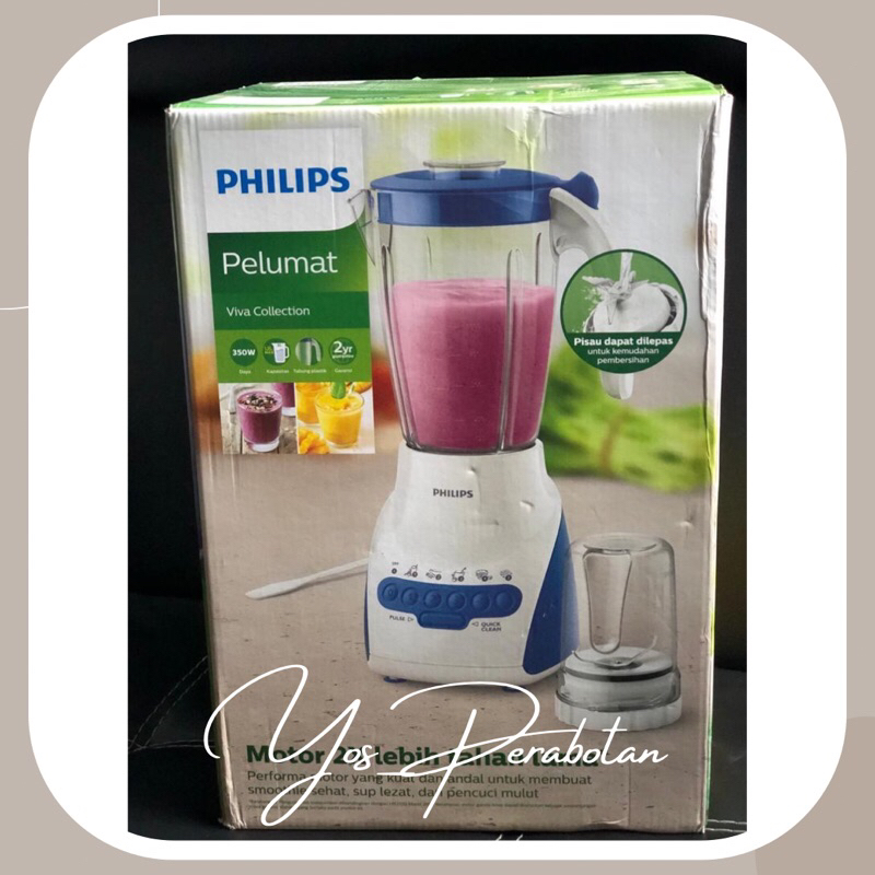 Blender PHILIPS HR 2116 kaca 2 Liter/ Blender Philips/ Blender Listrik/ Blender/ Philips