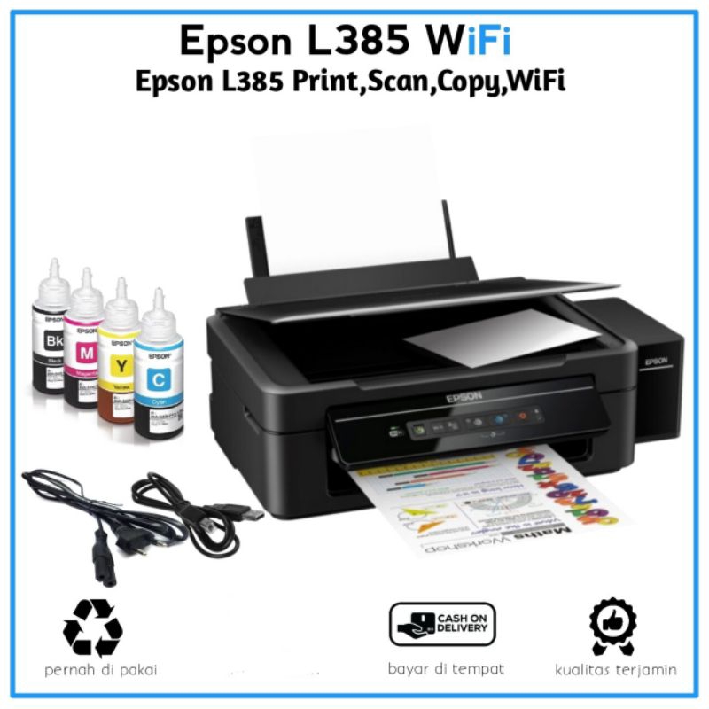 Printer Epson L385/L365 Wifi Normal