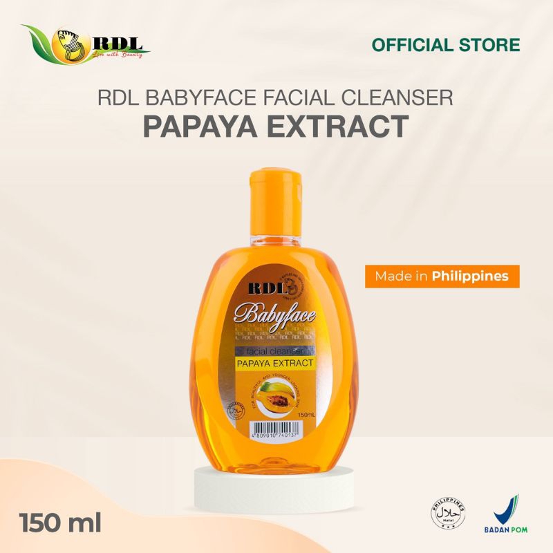 SABUN RDL PAPAYA ORIGINAL 135 GRAM / SABUN PEPAYA RDL ASLI BPOM / RDL PAPAYA SOAP / BRIGHTENING SOAP / RDL ORI 135GR