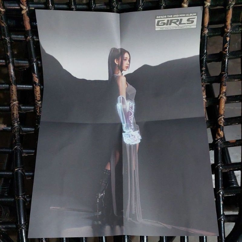 Aespa The 2nd Mini Album GIRLS ( Kwangya Version ) Official Karina Poster