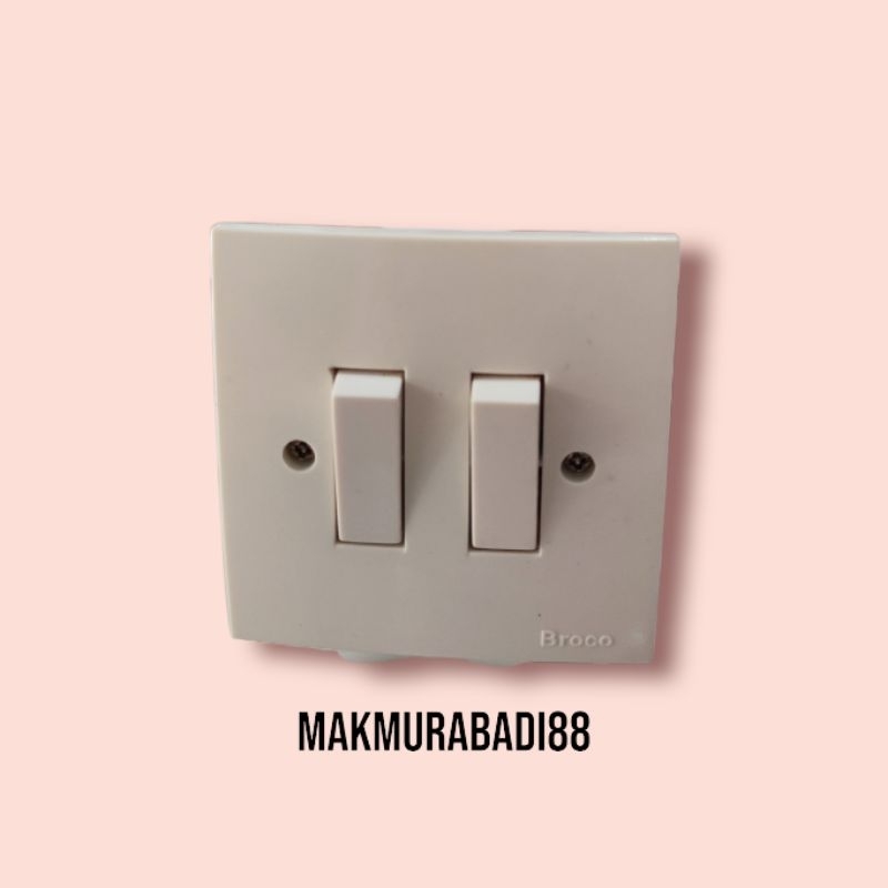 SAKLAR BROCO / SAKLAR TIPPLE / SAKLAR SERI BROCO / STOP KONTAK BROCO