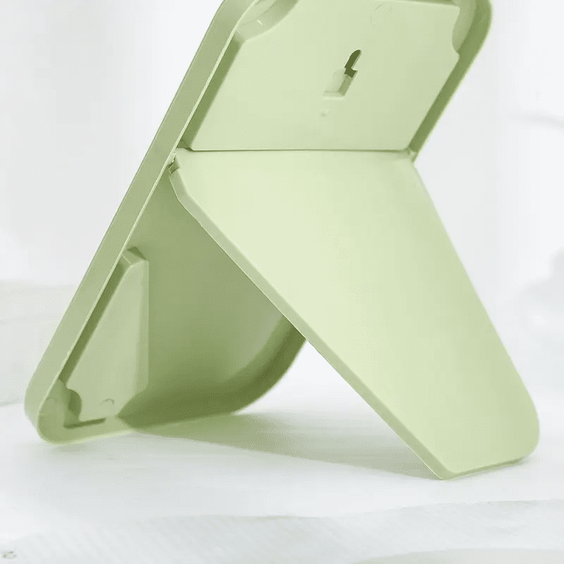 ANK CERMIN LIPAT PERSEGI PORTABLE / STANDING BEAUTY MIRROR KACA DUDUK UNTUK RIAS MAKEUP WAJAH / FOLDABLE VANITY MIRROR CERMIN MEJA-3