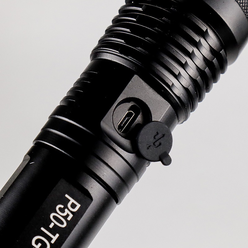 SENTER LED USB RECHARGABLE ZOOMABEL XML T6 10000 LUMENS