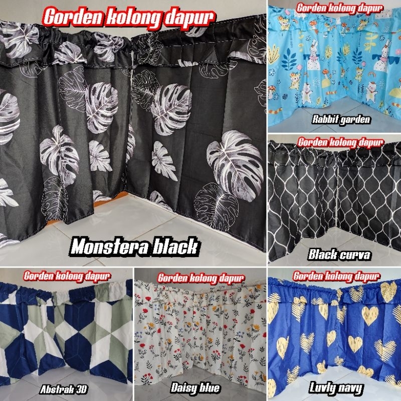 Gorden kolong dapur gorden homemade murah