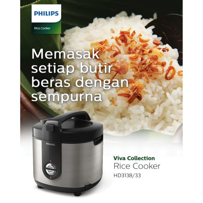 RICE COOKER PHILIPS HD 3138