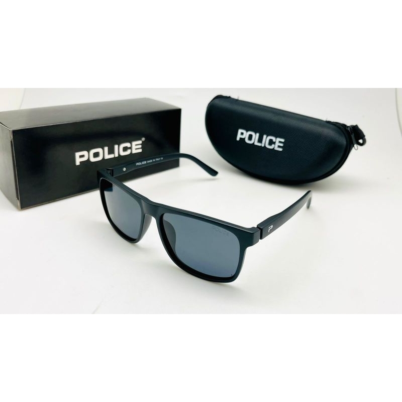Kacamata Hitam Pria Sporty Police New police p602 polarized+antiradiasi UV400 kacamata memancing Pas