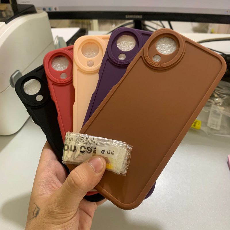 SOFTCASE PREMIUM ORIGINAL CASE OPPO A1K C2 A3S C1 A15 A15S A16 A16E A17 A17K A31 2020 A37 NEO 9 - UA