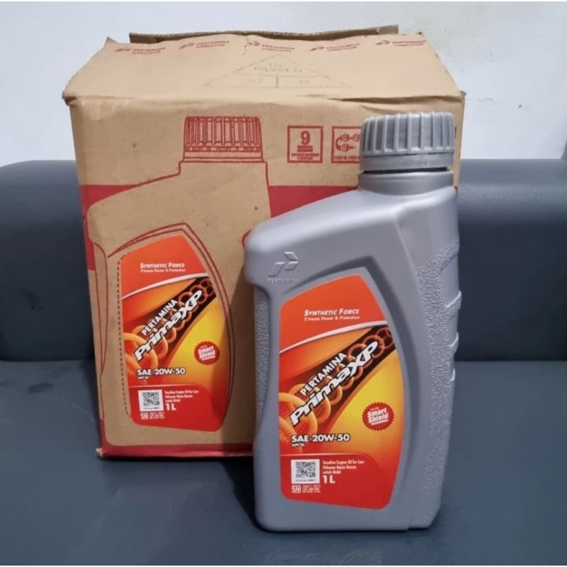 Oli Mesin Prima XP PrimaXp Original Pertamina 20W50 1Liter 1L 1 L Motor Mobil