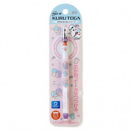 

Kuru Toga X Sanrio Mechanical Pencil - Little Twin Star (0.5mm)