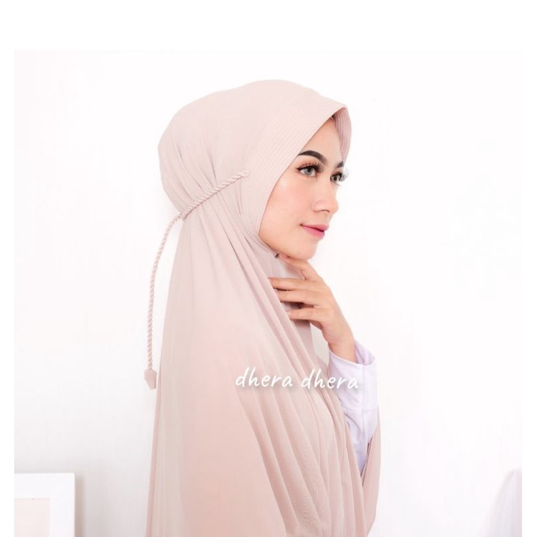 Jilbab Tali Kepang Jumbo Pet | Jilbab Ulir tambang Xl