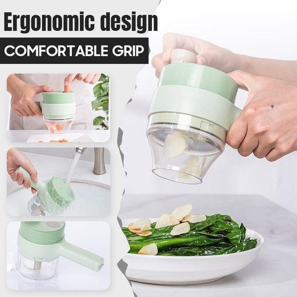 Blender Pemotong Sayur Bawang Food Chopper Electric 4in1 HandPortable