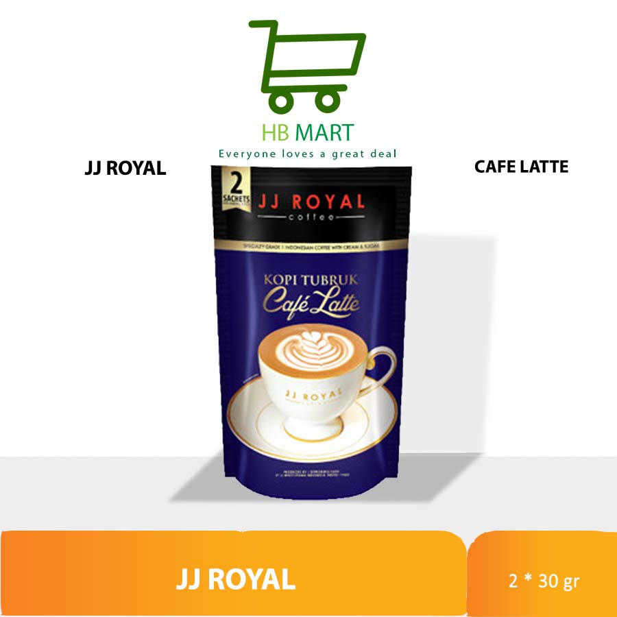 

Kopi JJ Royal Coffee Tubruk Cafe Latte Pouch