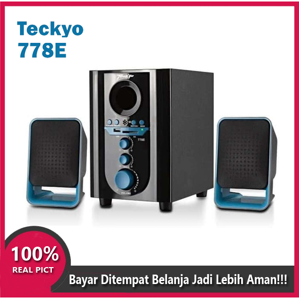 Speaker Aktif GMC Teckyo 778E Bluetooth Subwoofer Bass Garansi Resmi