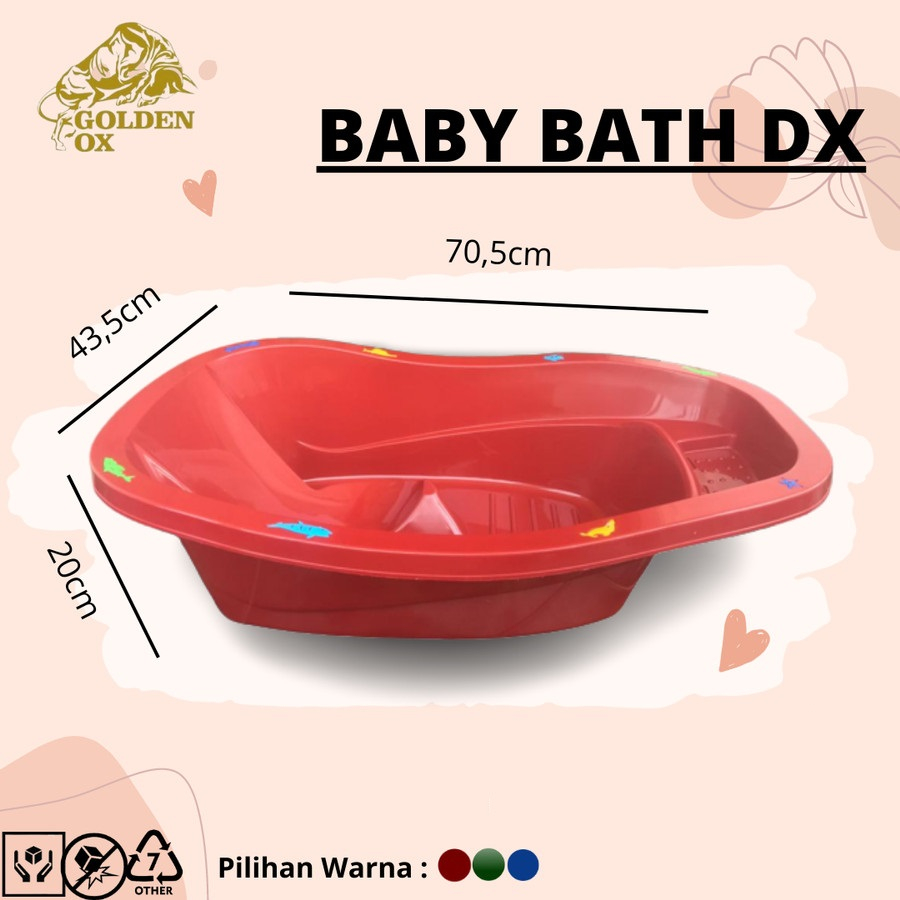 Bak Mandi Bayi Golden Ox / Tempat Mandi Bayi / Baby Bath Ember Bayi / Baby Bathtub Shinpo