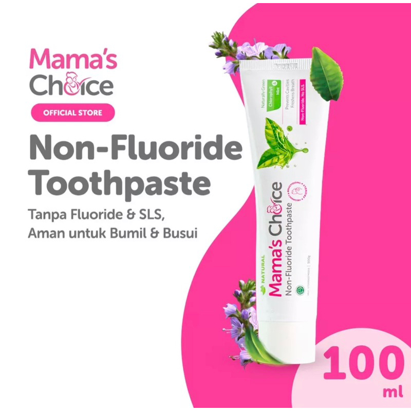 Mama’s Choice Natural Toothpaste 100 gr Odol Ibu Hamil &amp; Menyusui Mamas Choice Pasta Gigi