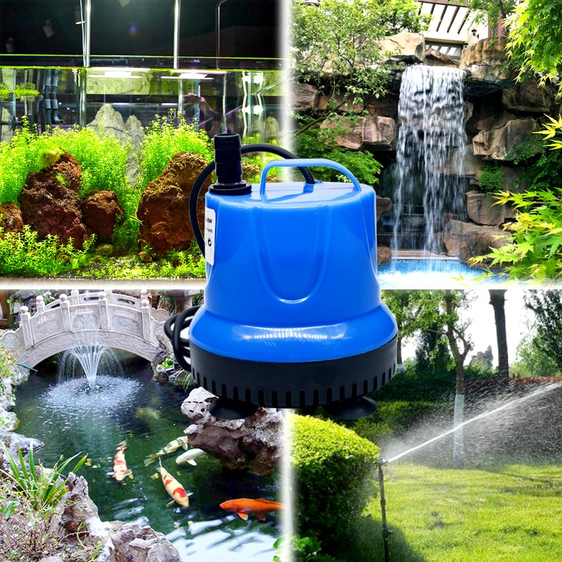 Nubios Pompa Air Aquarium Small Submersible Portable Pump EU Plug 18W