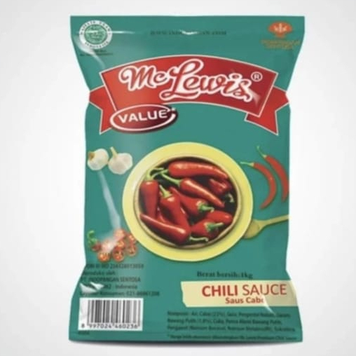 

mc lewis chili sauce value 1kg
