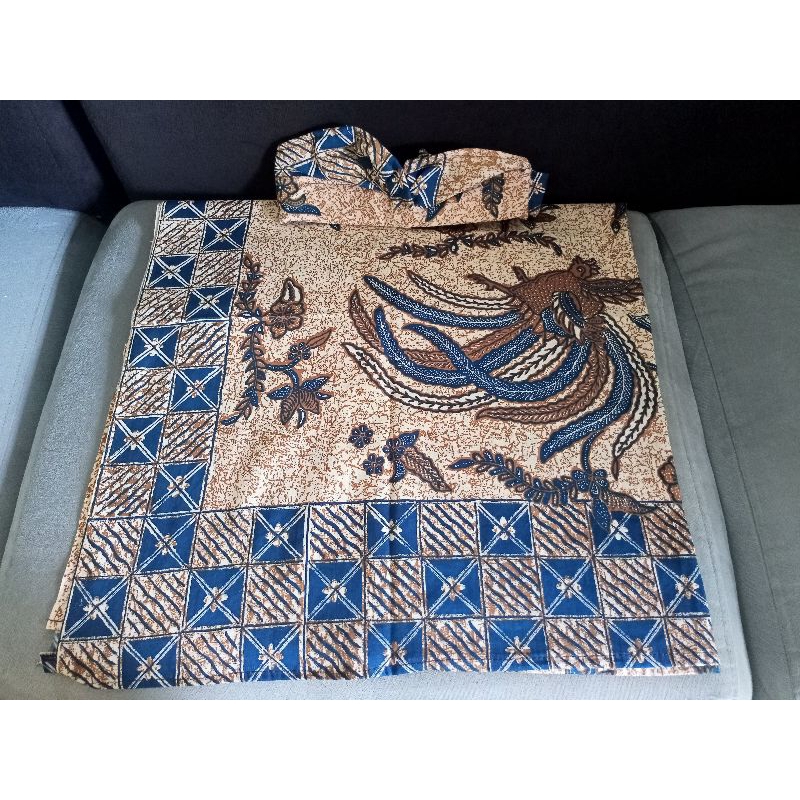 Set Saput Udeng Batik Print Indigo