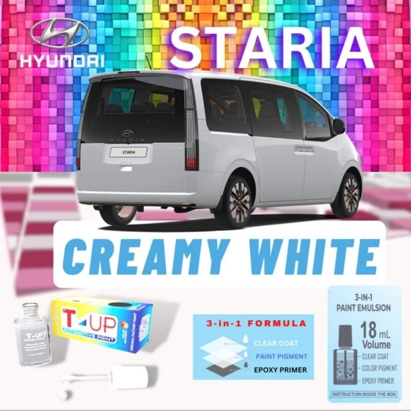 cat oles hyundai creamy white hyundai creta contoh cat hyundai putih sample cat creamy white hyundai palisade cat stargazer hyundai staria