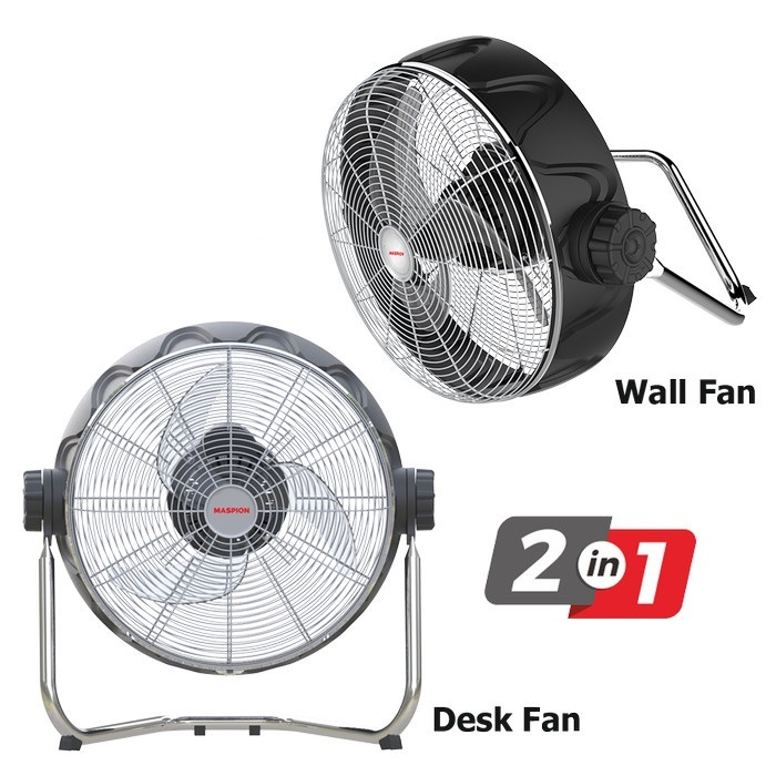 KIPAS ANGIN MASPION PW 1808 S / DESK &amp; WALL FAN 2IN 118&quot;