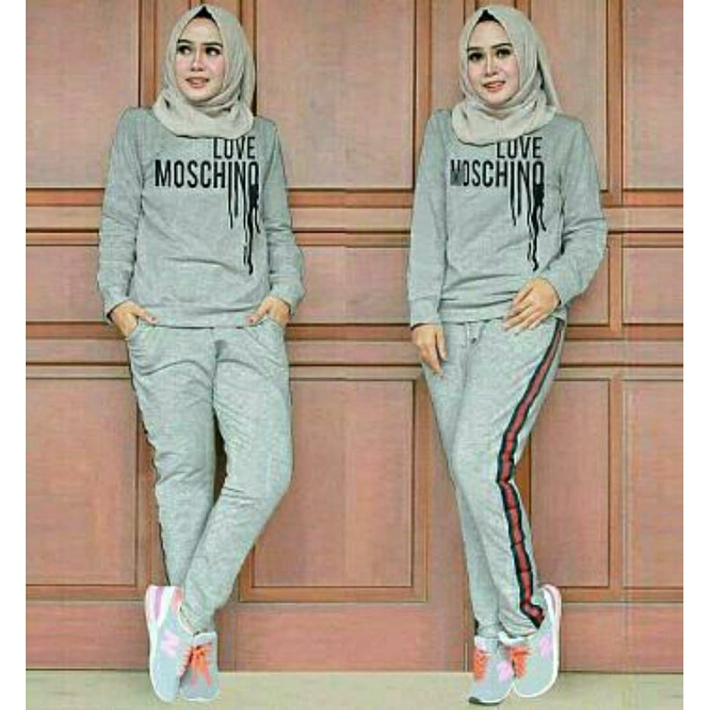 Set Training Mochi, SETELAN TRAINING OLAHRAGA MODIS OOTD FIT L-XL LD 100 BAHAN BABYTERRY TERMURAH OOTD KEKINIAN TERLARIS