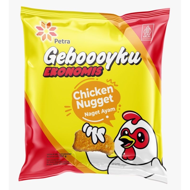 

Nugget Naget ayam Gebooyku 250g