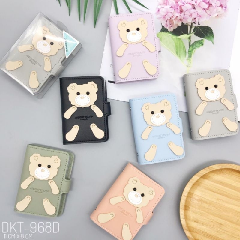 DOMPET KARTU BEAR / DOMPET KARAKTER/ DOMPET ATM / DOMPET BERUANG BEAR / ARDENT YOUTH STRUGGLE / DOMP