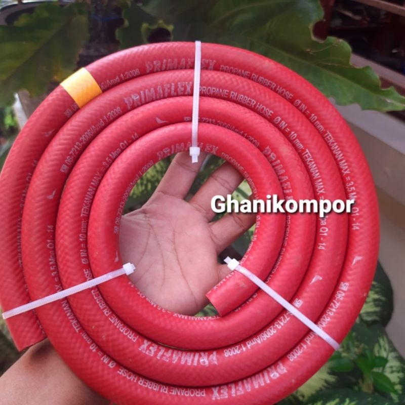 Raja selang gas lpg - Primaflex rubber hose - Strongflex rubber hose Pressure 500 psi - Selang kompo