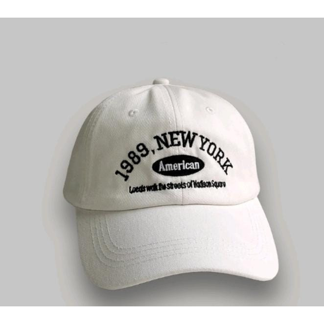 NEW Produk Topi Pria Baseball New York 1989 Termurah/Topi pria dan wanita dewasa NY Kekinian dan Terbaru/Realpict/bisa COD