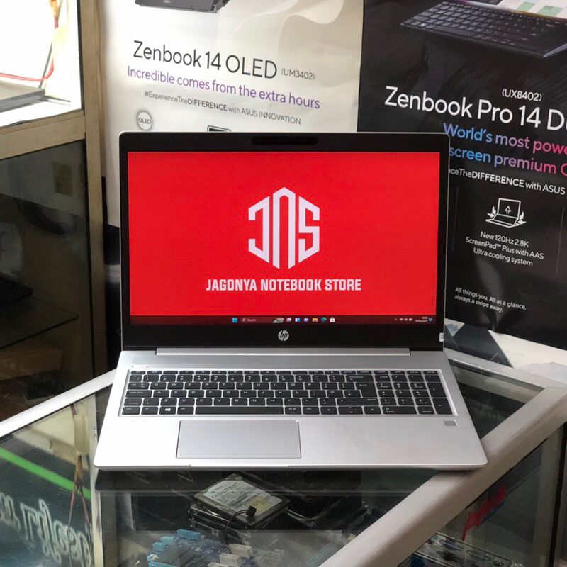 HP PROBOOK 455R G6 RYZEN 5 3500U RAM 8GB SSD 256GB NVMe Radeon Vega 8 GB Layar 15,6” IPS FHD