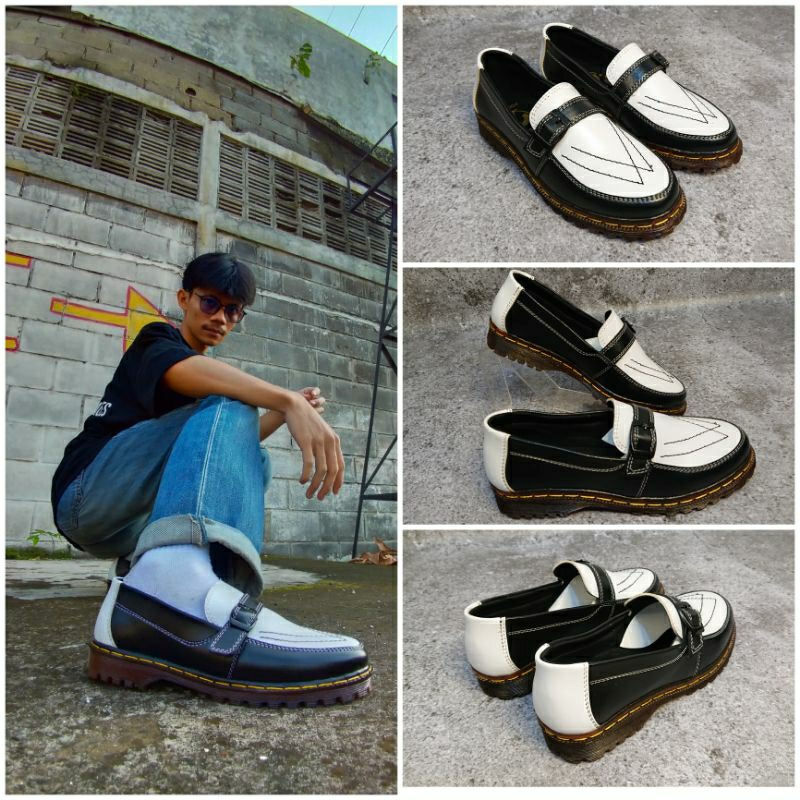 Sepatu Docmart Penny Loafers Chick Unisex / Sepatu slip on / sepatu loafer / sepatu docmart / sepatu fashion / sepatu unisex