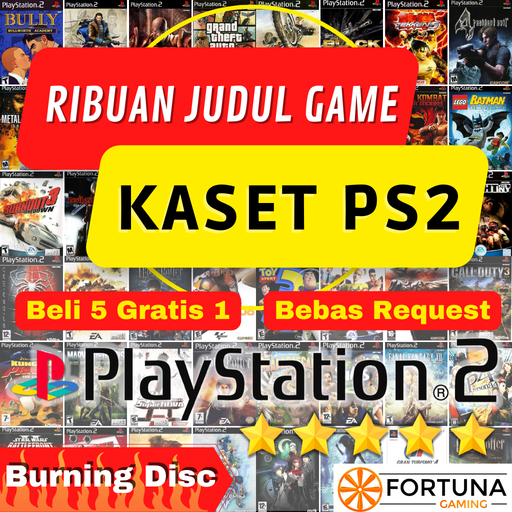KASET PS2 BISA REQUEST JUDUL APA SAJA