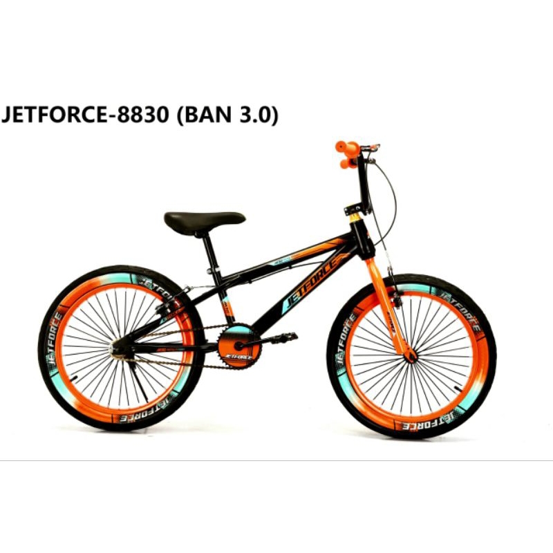 Sepeda BMX 20&quot;  Ban 2.4  STORM  BAN MOTIF BONUS BEL KUBAH baru gress anak 7 tahun sd dewasa