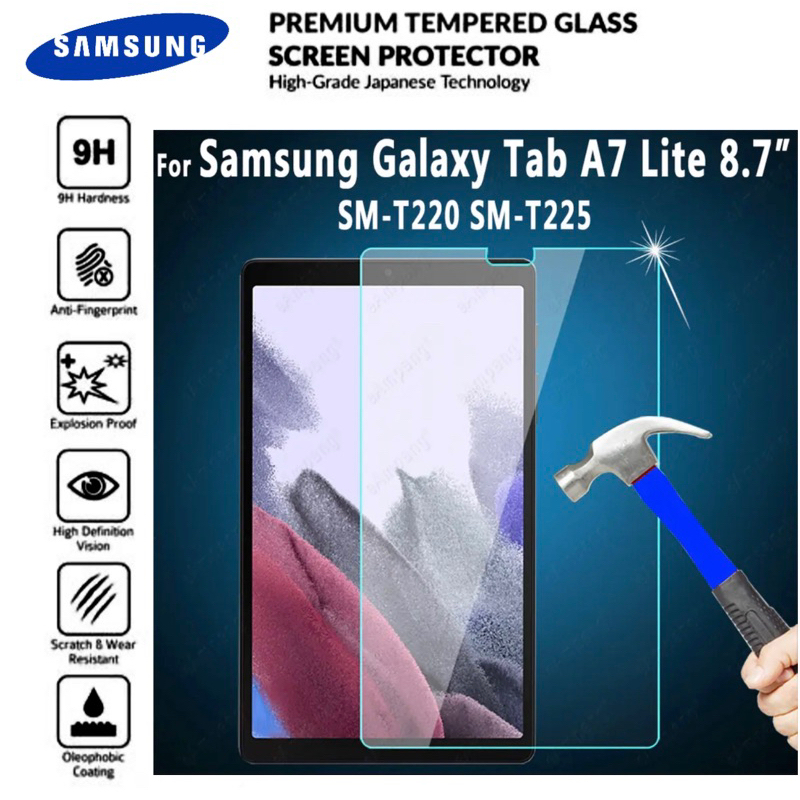 TG TAB BENING - Tempered Glass Samsung Tab A7 Lite T225 T220