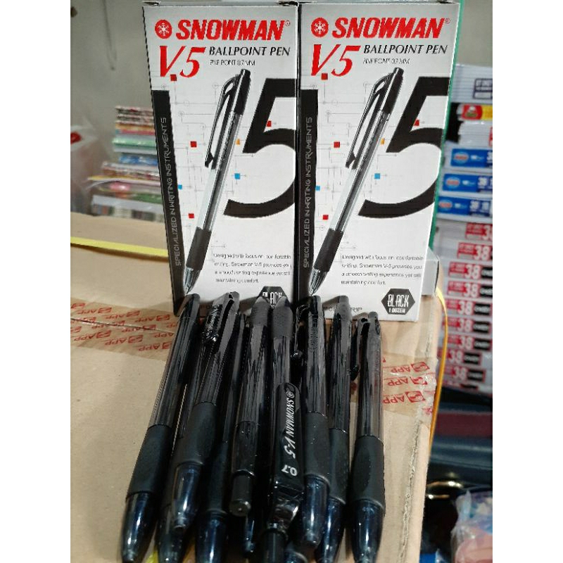 

PULPEN SNOWMAN V5 / PEN SNOWMAN V5 HITAM