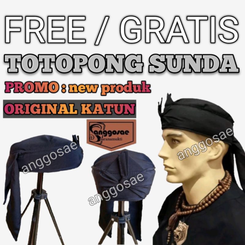 Baju Pangsi Katun Drill Original Stelan Pangsi Jumbo Size s-xxxL Promo Gratis Totopong Baju Adat Daerah Baju Adat Sunda Kancing Batok Baju Tradisional Pakaian Sunda