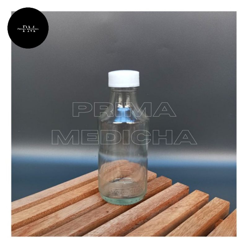 Botol Kaca Bening 100 ml (Bekas UC 1000)