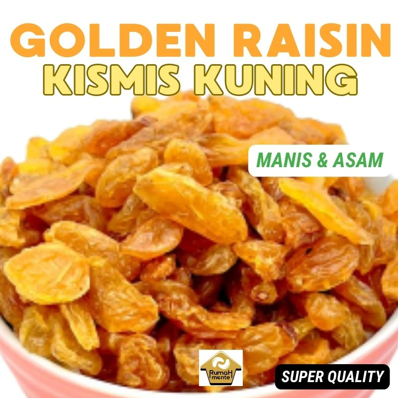 

GOLDEN RAISIN 90GR KISMIS KUNING (READY TO EAT)