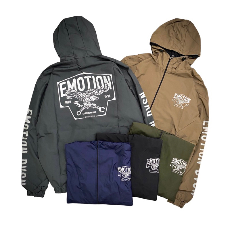 NEW JAKET PARASUT KOTIF “EMOTION”