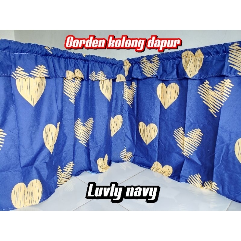 Gorden homemade pintu/gorden kolong dapur